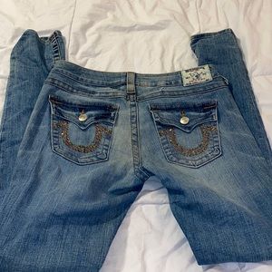 True religion straight leg jeans